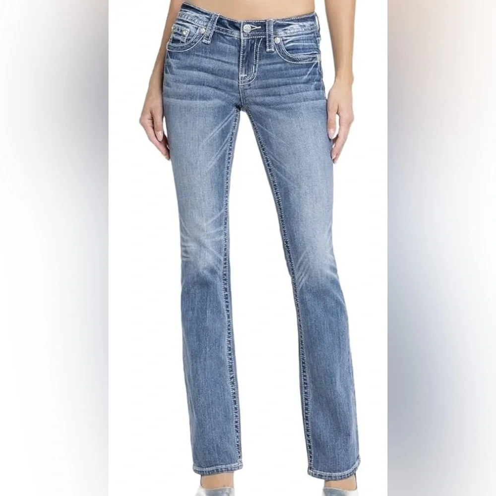 Miss Me Jeans Size 24/32 Bootcut Worn Once - Picture 4 of 5